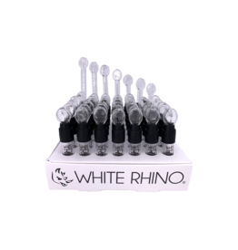 White Rhino Glass Blunt Slider