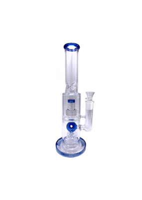 14" Double Chamber Matrix & Donut Barrel Perc Water Pipe