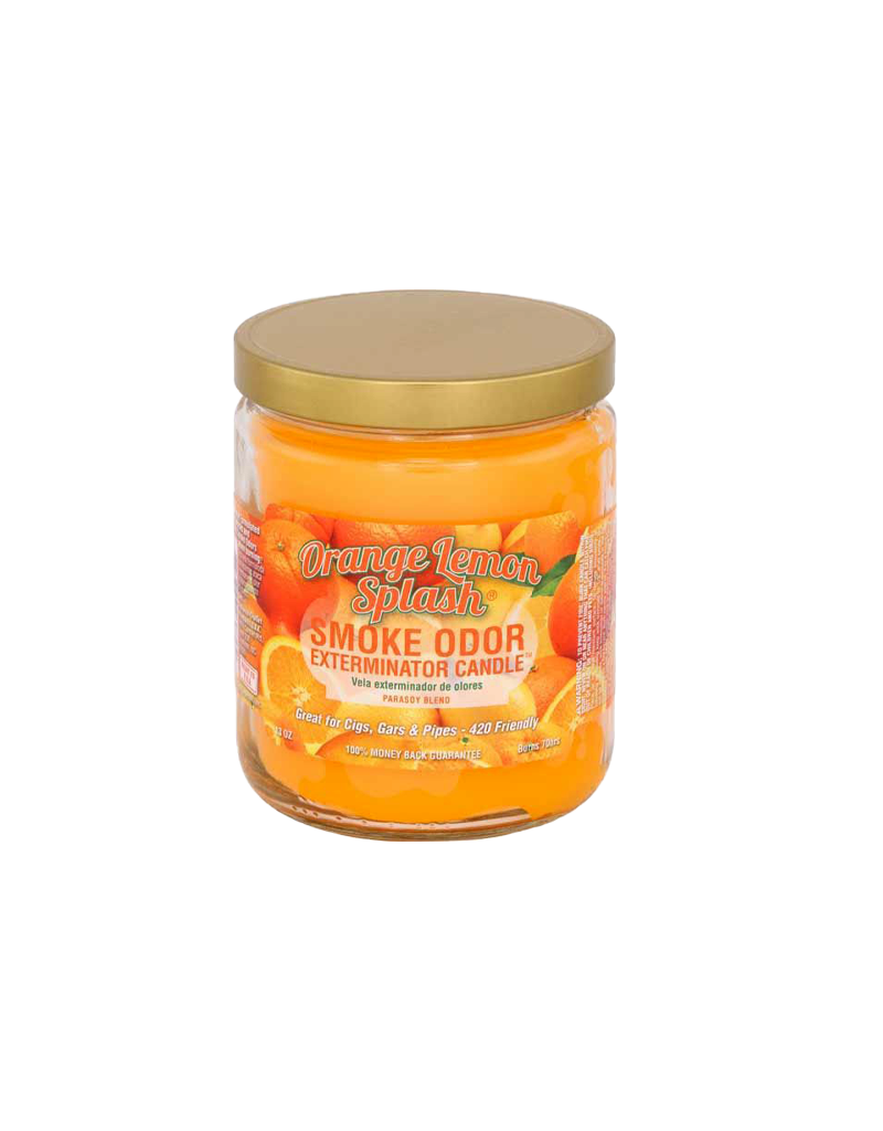 Smoke Odor Orange Lemon Splash Candle