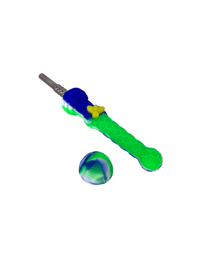 Buy 4 Inch Silicone Nectar Collector with Quartz Tip Online