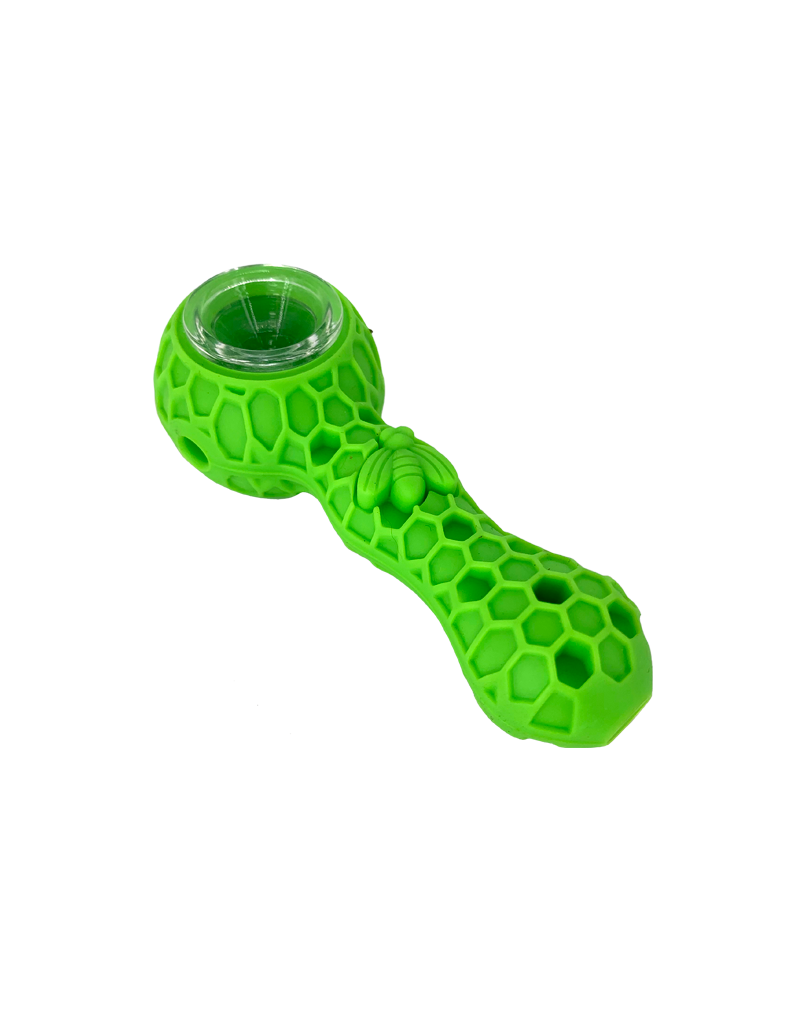 4.25" Honey Bee Silicone Hand Pipe