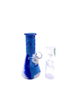 11" Silicone Beaker Water Pipe With Removable Showerhead Perc