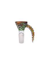 14mm Reversal Water Pipe Bowl With Horn Handle
