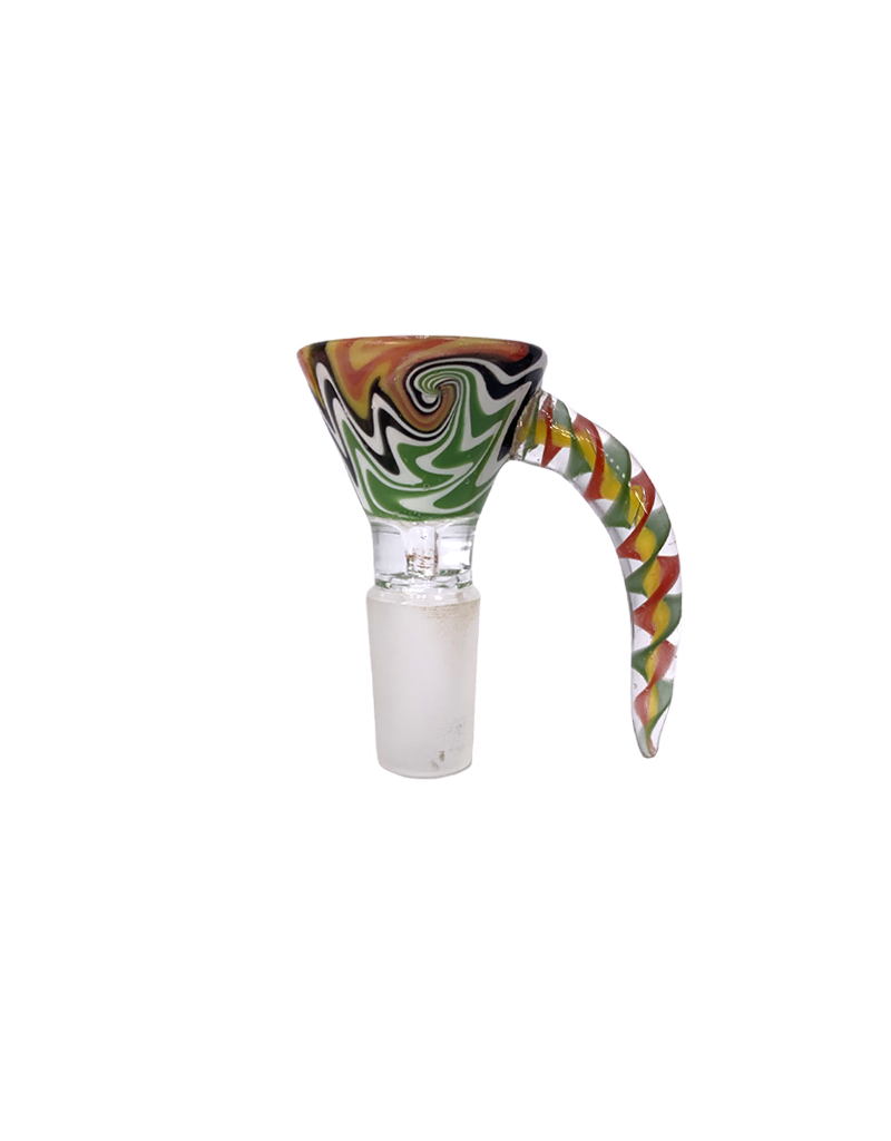 14mm Reversal Water Pipe Bowl With Horn Handle