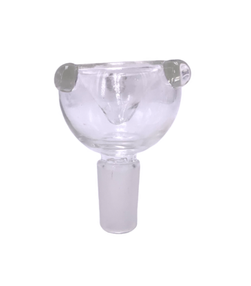 14mm Double Wall Water Pipe Bowl Clear
