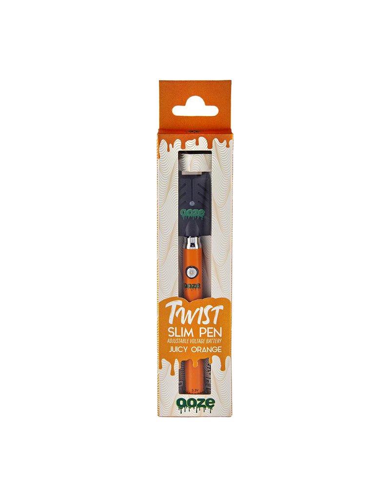 Ooze Slim Twist Battery With Usb Charger Juicy Orange