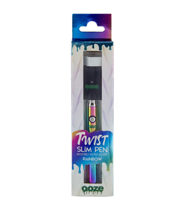 Ooze Ooze Slim Twist Battery With Usb Charger Rainbow