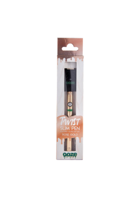 Ooze Slim Twist Battery With Usb Charger Rose Gold
