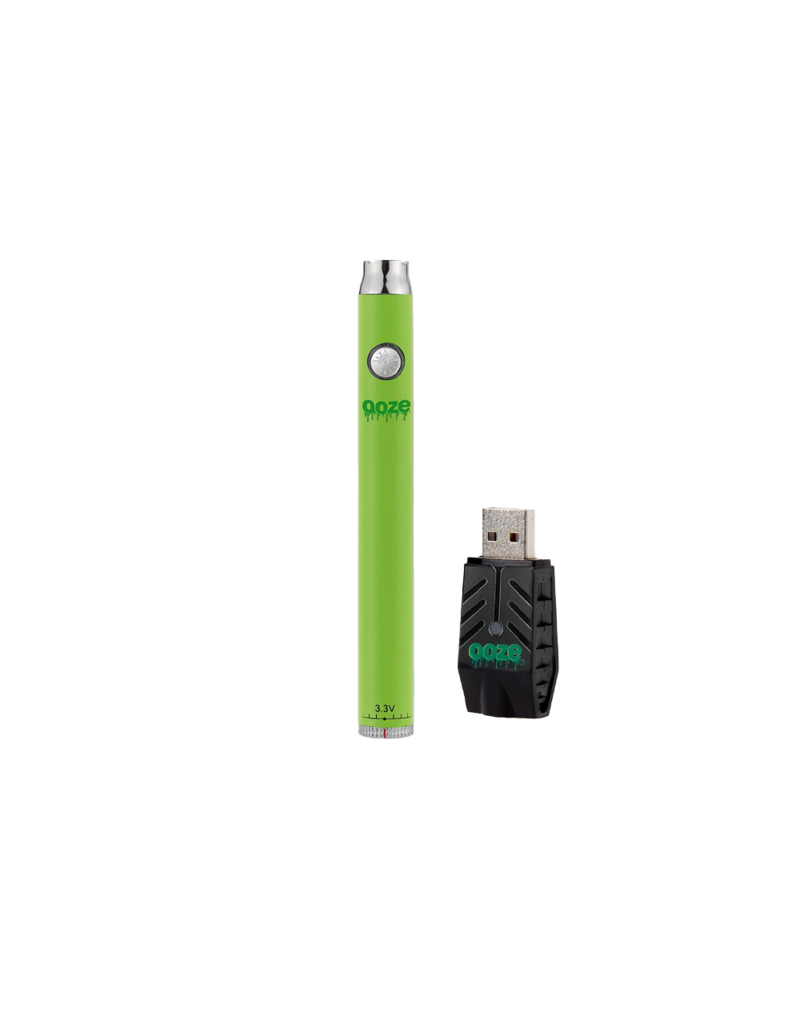 Ooze Slim Twist Battery With Usb Charger Slime Green