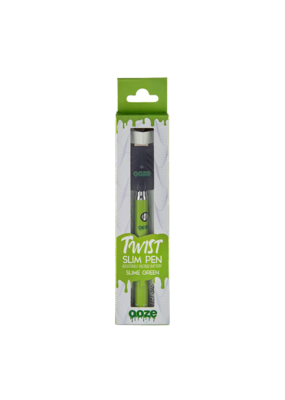Ooze Slim Twist Battery With Usb Charger Slime Green