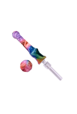 4.75" Tie Dye Swirl Silicone Nectar Collector