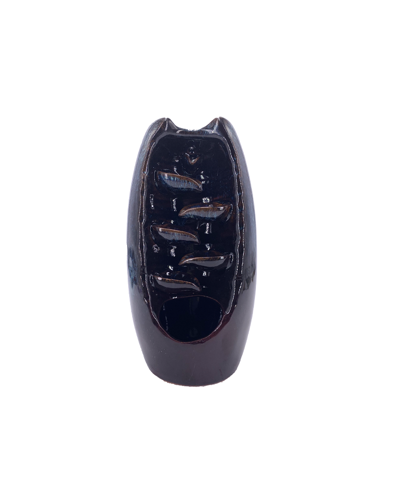 Ceramic Backflow  Incense Burner Blue