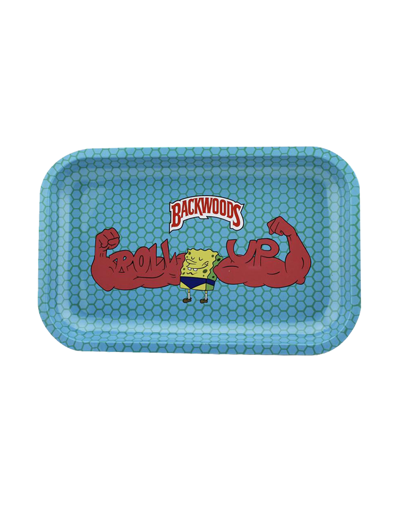 BWoods Sponge Bob Troll Up Metal Rolling Tray