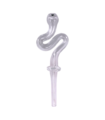 5.5" Kitchen Squiggle Nectar Collector Clear