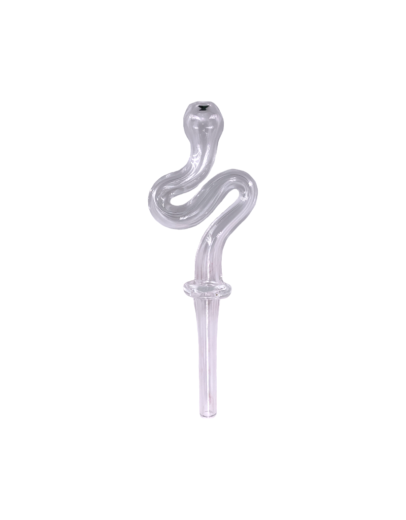5.5" Kitchen Squiggle Nectar Collector Clear