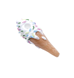 5" Empire Glassworks Sprinkle Ice Cream Cone Hand Pipe