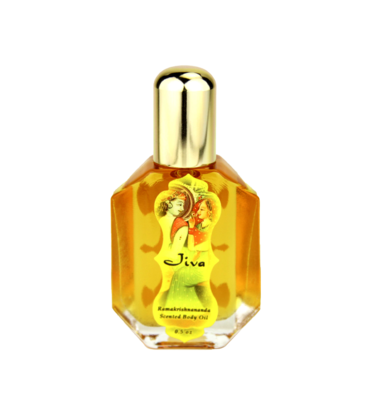 Prabhuji's Gifts Jiva for Vitality Perfume Attar Oil .5oz