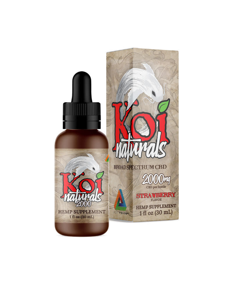 Koi Naturals CBD Tincture Strawberry