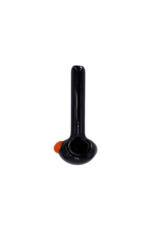 3.25" Import Slayer Black Hand Pipe With Color Accent