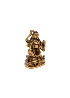 Goddess Kali Brass Statue 2.75"H
