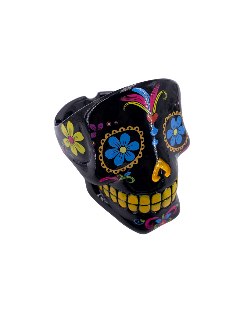 Day of The Dead Ashtray Black
