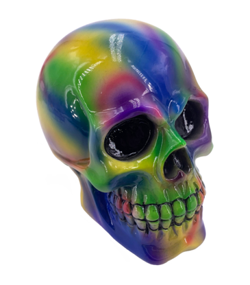 Tie Dye Skull Piggy Bank