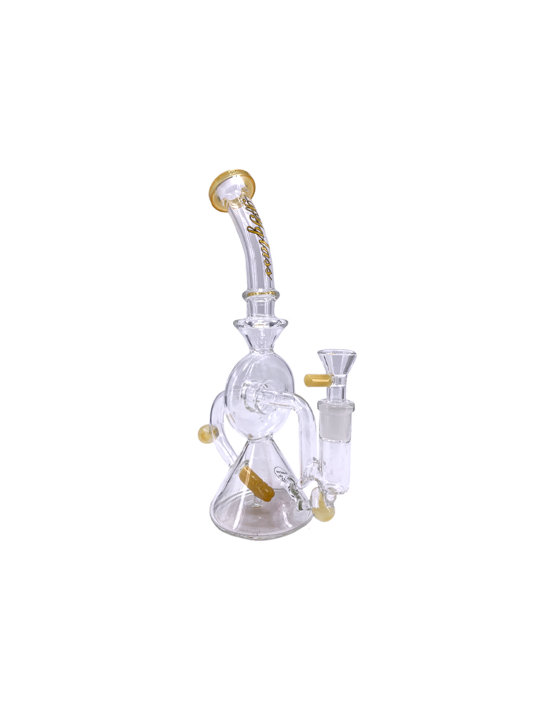 10" Recycler with Donut Water Pipe