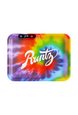 GlowTray Runtz Retro Red Tie Dye Rolling Tray