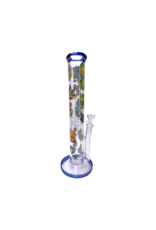 14" Rick and Morty Straight Base Water Pipe