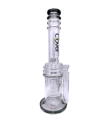 Clover 18" Triple Stacked Honey Comb Water Pipe 9mm Thick