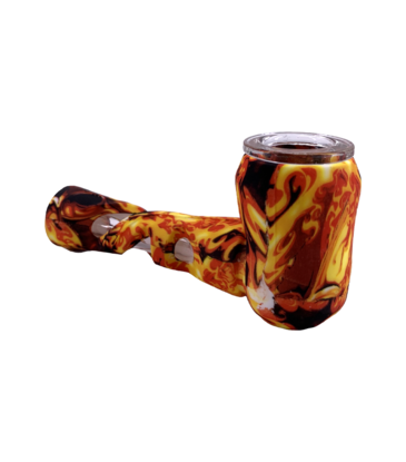 4" Hellfire Silicone Hammer Hand Pipe