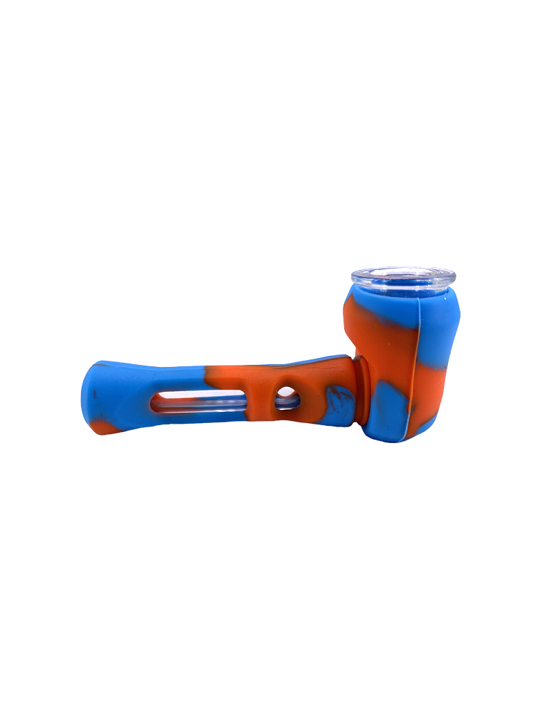 4" Multi Color Hammer Silicone Hand Pipe