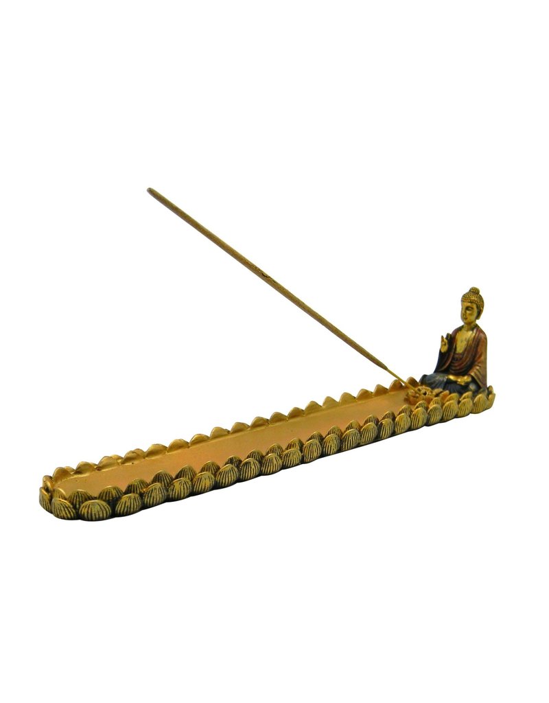 Lotus Buddha Boat Incense Burner
