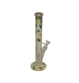 12" Glow in The Dark Honey Bee Water Pipe