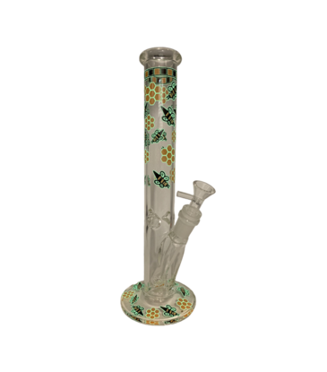 12" Glow in The Dark Honey Bee Water Pipe