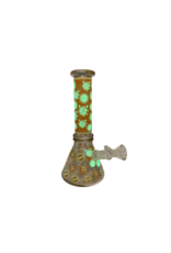 8" Glow in The Dark Covid 19 Water Pipe