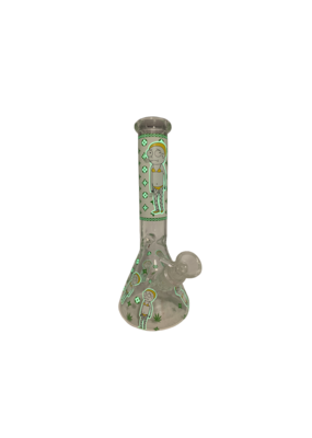 10" Glow in The Dark R&M Louis V. Sexy Morty Water Pipe