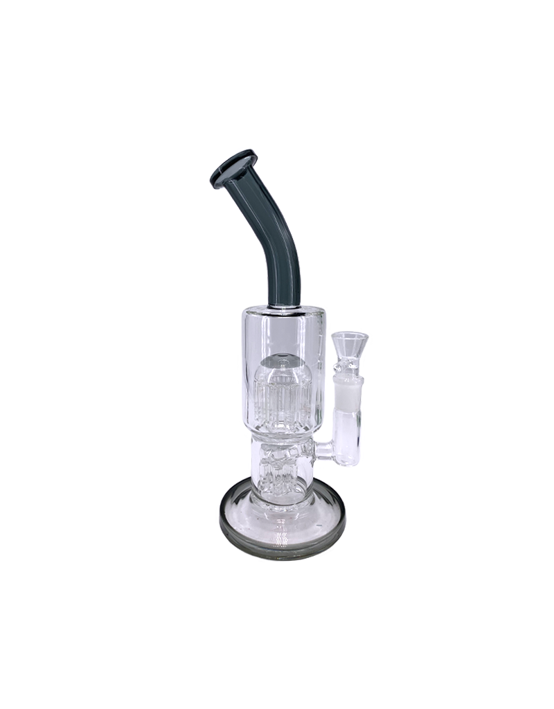 11" Stacked 12 Arm 6 Arm Tree Perc Water Pipe