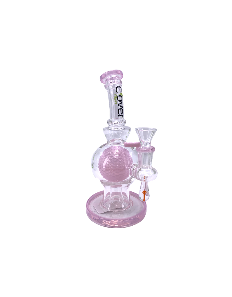 8" Clover Orb Chamber Water Pipe