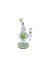 8" Clover Orb Chamber Water Pipe