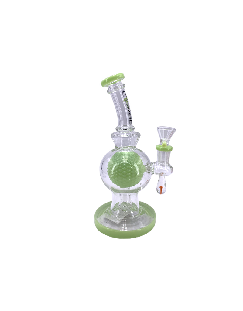 8" Clover Orb Chamber Water Pipe