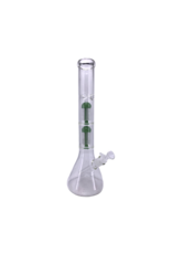 16" Double 8 Arm Tree Perc Beaker Water Pipe