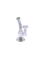 6.5" Bent Neck Circ Perc Water Pipe