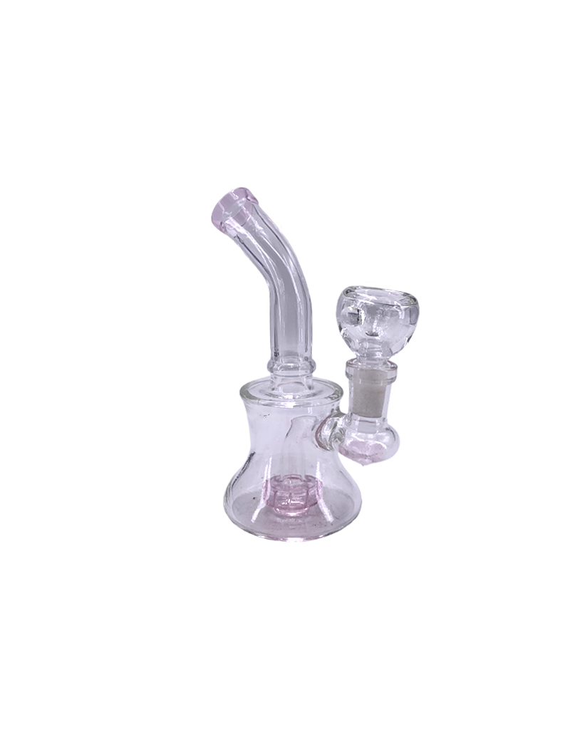 6.5" Bent Neck Circ Perc Water Pipe