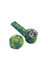 3.5" Rick and Morty Planet Skull Silicone Hand Pipe