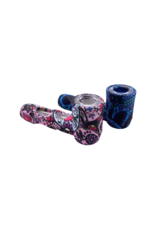 4" Day of The Dead Silicone Hammer Hand Pipe