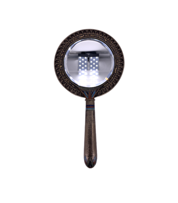 Egyptian Hand Mirror 10" H