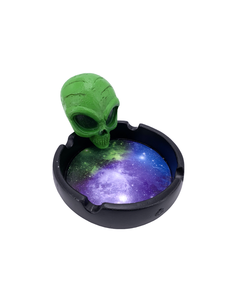 Alien Galaxy Ashtray 4"D