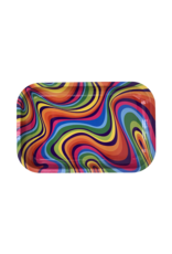 Rainbow Swirl Rolling Tray