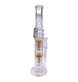 20" Double Chamber Stacked Tree Perc Water Pipe